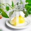 Campana di vetro con piatto di porcellana Campana di vetro Anteprima dell’immagine prodotto 2