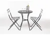 Bolero runder Bistrotisch in schlankem Design Stahl schwarz Produktbild-Vorschau 3