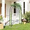 Outsunny Rosenbogen Torbogen aus Stahl, Gartenbogen für Produktbild-Vorschau 3
