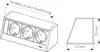 EVOline® R-Dock Aluminium SILBER mit 3 x VDE Steckdosen / Produktbild-Vorschau 2