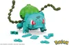 A toy building set of the Pokemon character Bulbasaur is shown on a white background with some loose building blocks scattered around it. The Pokemon logo is visible in the bottom right corner. Produktbild-Vorschau