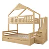 Cama nido Flieks de 90x200 cm/140x200 cm, cama infantil Vista previa de la imagen del producto 10