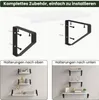 EUGAD 3er Set Wandregal, Hängeregal, Küchenregal hängend, Produktbild-Vorschau 9