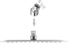 vidaXL Doccia a pioggia in acciaio inox 25x25 cm quadrato Anteprima dell’immagine prodotto 5