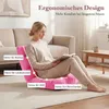 Chaise de sol COSTWAY avec dossier réglable, fauteuil de Voir les images du produit 5