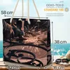 VOID Metall Eisen Schleifen Strandtasche Shopper 58x38x16cm Produktbild-Vorschau 2