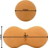 Enero Fit dvojitá masážna gulička z korku 7,5 x 15 cm - Náhľad obrázku produktu 6