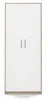 A front view of a two-door cabinet with silver handles, set against a white background. Produktbild-Vorschau