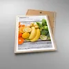 Gerahmtes Poster - Rahmen in heller Eiche - Essen Gemüse Produktbild-Vorschau 3
