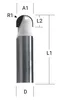 Fresa a sgorbia Makita Ø 16 mm Ø 16 mm - gambo 8 mm - Anteprima dell’immagine prodotto 2