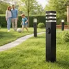 MasterLED Außenleuchte E27 IP54 mit Steckdose 60cm Schwarz Produktbild-Vorschau 2