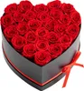 SucceBuy 27 pz. Rose eterne in scatola cuore, bouquet Anteprima dell’immagine prodotto 1
