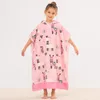 Strandtuch-Poncho für Kinder mit Kapuze - Lama, 170 cm Produktbild-Vorschau 5