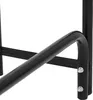 Aga Stojak na drewno 200x36x116 cm Czarny Podgląd zdjęcia produktu 5