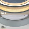 ZMH Deckenlampe Led Deckenleuchte Wohnzimmer - Rund Stoff Produktbild-Vorschau 4