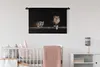 MuchoWow® Wandteppich Wandbehang Löwen - Licht - Porträt Produktbild-Vorschau 2