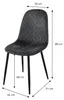 ML-Design 4er Set Esszimmerstuhl mit Rückenlehne, Produktbild-Vorschau 7