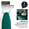 Bügelbrettbezug L 129x39x1 cm grün Polyester Aluminium Náhled obrázku produktu