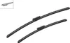 Two black windshield wiper blades are shown against a white background. Produktbild-Vorschau
