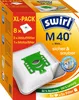 The image shows the packaging of Swirl vacuum cleaner bags and filters. Produktbild-Vorschau