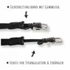 Monkimau Katzenhalsband aus Leder mit Glöckchen und Produktbild-Vorschau 4