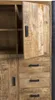 Highboard Norris 100x150x43 cm Mangoholz Stahl Schwarz Produktbild-Vorschau 2