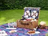 BELIANI Picknickkorb für 4 Personen aus naturfarbenem und Produktbild-Vorschau 2