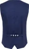 KARLOWSKY Damen Serviceweste LENA V-Neck Modern-Fit Marine Produktbild-Vorschau 3