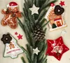 4pcs Assiette à biscuits Set Pâtisserie Noël Sapin Étoile Voir les images du produit 5