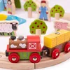 BigJigs Pociąg rolniczy - Wysokiej jakości zabawka Podgląd zdjęcia produktu 11