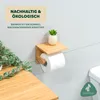eluno Toilettenpapierhalter mit Ablage aus Bambus, zum Produktbild-Vorschau 6