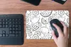 MuchoWow® Mauspad Mousepad Erdbeere - Kiwi - Muster - Produktbild-Vorschau 4