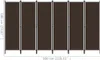 A diagram showing the dimensions of a room divider. Náhľad obrázku produktu