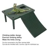 Table pour tortues avec échelle, terrasses vertes pour se Voir les images du produit 9