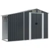 vidaXL Gerätehaus Anthrazit 277x279x179 cm Verzinkter Stahl Produktbild-Vorschau 8
