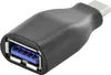 Digitus USB-C Adapter, USB-C - USB-A, USB C, USB A, Schwarz Produktbild-Vorschau 1