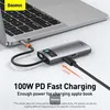 Baseus Metall Glanz USB-C-Hub 4-in-1: 100W Power Delivery, Produktbild-Vorschau 22
