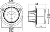 HELLA Schlussleuchte 2SA 011 172-041 Links Rechts 64mm 82mm Produktbild-Vorschau 6
