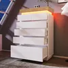 Commode Sweiko, buffet brillant avec 6 tiroirs, éclairage Voir les images du produit 18