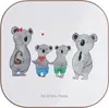 Mr. & Mrs. Panda Untersetzer für Gläser Koala Familie zwei Produktbild-Vorschau 1