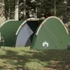 Campingzelt 4 Personen Grün 405x170x106 cm 185T Taft - Produktbild-Vorschau 1