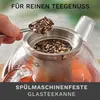 Creano Teekanne mit Siebeinsatz aus Glas 1,6l - Produktbild-Vorschau 4