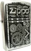 Accendino Zippo Gear Wheels ottone look acciaio benzina Anteprima dell’immagine prodotto 3