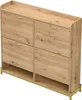 Moderní botník Sweiko ve vzhledu dřeva - 4dveřový botník - Náhled obrázku produktu 14
