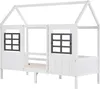 Letto per bambini Flieks 90x200cm con 2 cassetti, letto Anteprima dell’immagine prodotto 8