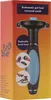 The image shows the packaging of an automatic pet hair removal comb. The packaging has a gradient background and features an image of the product and some illustrative graphics. Náhľad obrázku produktu