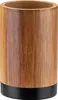 Kuketo | Zahnputzbecher Holzoptik Mit Schwarzem Fuß – Produktbild-Vorschau 1