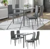 Jídelní stůl sestava Vicco Grand Šedá 120 x 75 cm Sada 4 Náhled obrázku produktu 2