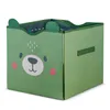A green bear-themed storage bin with handles. Náhled obrázku produktu