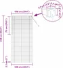 vidaXL Balkenjalousien Schwarz 220 x 100 cm Aluminium Produktbild-Vorschau 8
